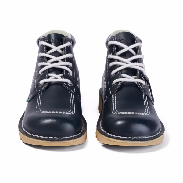 Adult Men's Kick Hi Leather Navy - Image 8