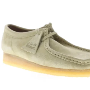 Wallabee Men's Beige Suede Lace Up Chukkas Boots