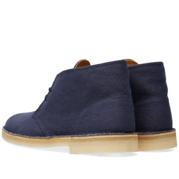 Clarks Originals Desert Boot Navy Fabric - Image 4