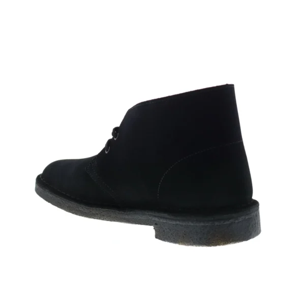 Clarks Desert Boot Men's Black Suede Lace Up Chukkas Boot - Image 7