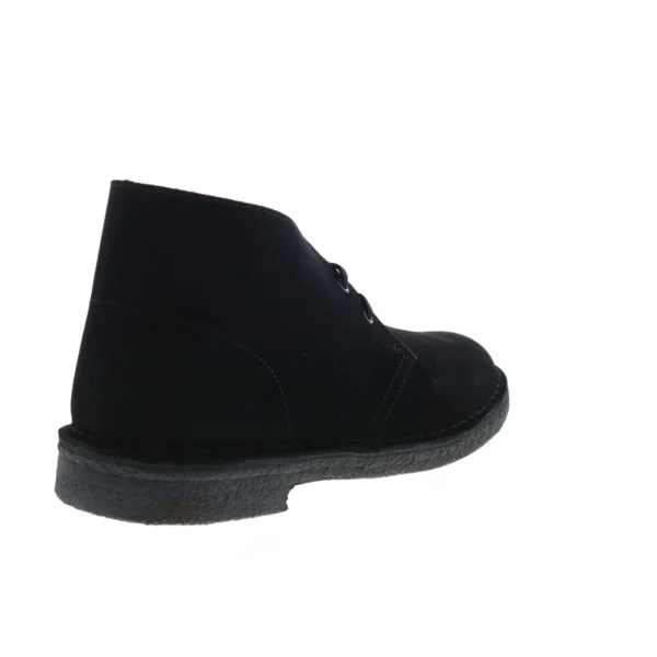 Clarks Desert Boot Men's Black Suede Lace Up Chukkas Boot - Image 9