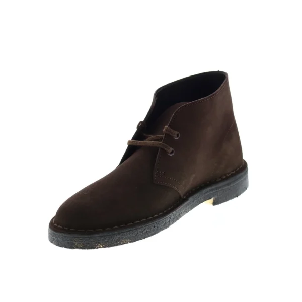 Clarks Desert Boot Men's Brown Suede Lace Up Desert Boots - Image 5