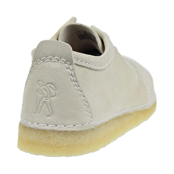 Clarks Originals Ashton Men's Shoes Off White Suede - Image 5