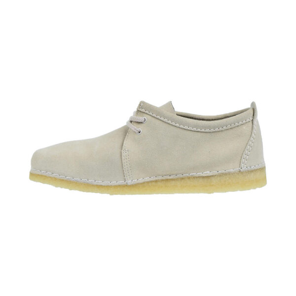 Clarks Originals Ashton Men's Shoes Off White Suede - Image 6