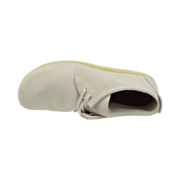 Clarks Originals Ashton Men's Shoes Off White Suede - Image 7
