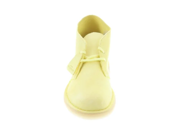Clarks Desert Men's Yellow Suede Lace Up Desert Boots - Image 4