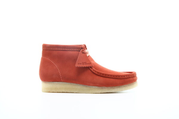 Clarks Originals Wallabee Boot  Burnt Orange Suede - Image 2