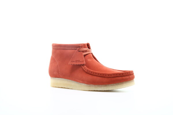 Clarks Originals Wallabee Boot  Burnt Orange Suede