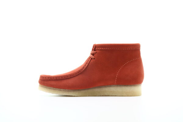 Clarks Originals Wallabee Boot  Burnt Orange Suede - Image 4