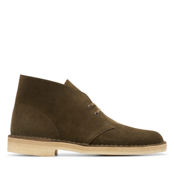 Clarks Desert Boot Dark Olive Sde - Image 9