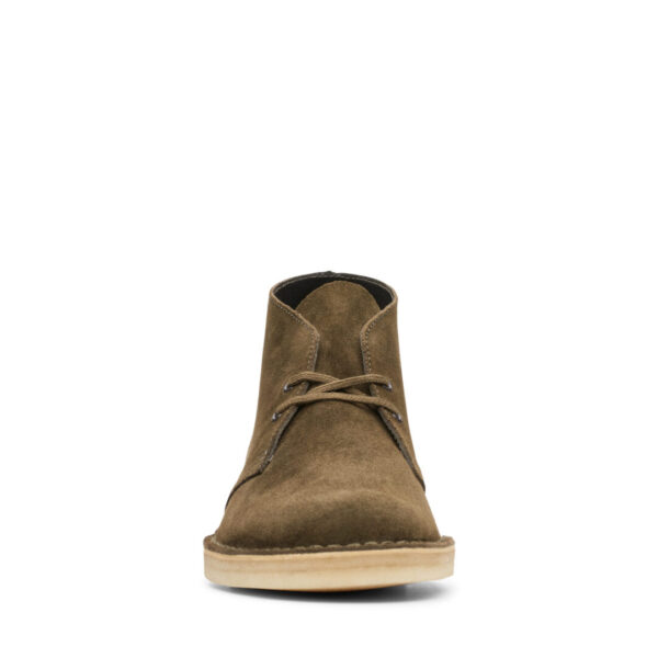 Clarks Desert Boot Dark Olive Sde - Image 3