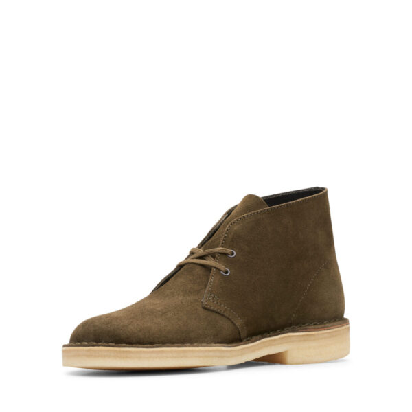 Clarks Desert Boot Dark Olive Sde - Image 4