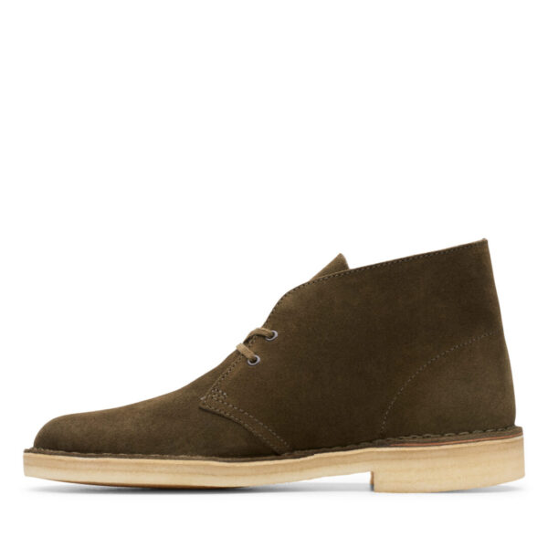 Clarks Desert Boot Dark Olive Sde - Image 5