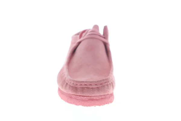 Clarks Wallabee Men's Pink Suede Oxfords & Lace Ups Casual Shoes - Image 4