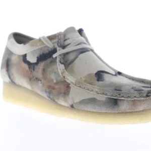 Clarks Wallabee Mens Beige Suede Oxfords & Lace Ups Casual Shoes