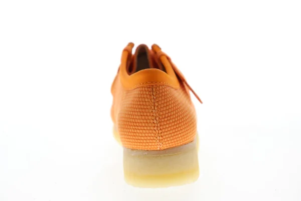 Clarks Wallabee Women Orange Canvas Oxfords-Lace Ups Casual Shoes - Image 6