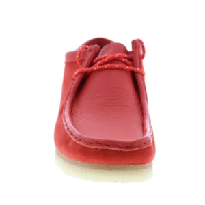 Clarks Wallabee Men's Red Suede Lace Up Chukkas Boots