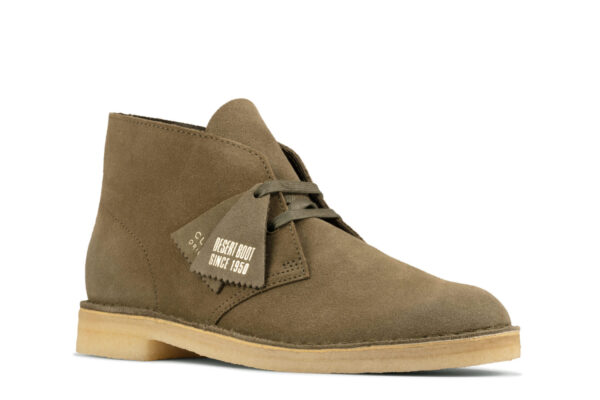 Clarks Desert Boot Light Olive Suede