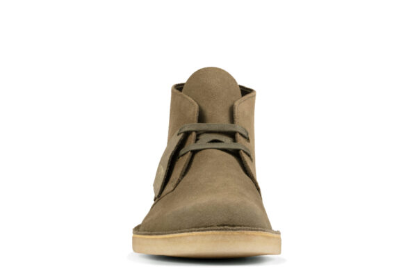 Clarks Desert Boot Light Olive Suede - Image 3