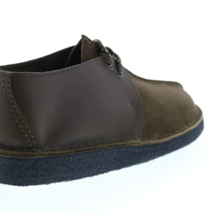 Clarks Desert Trek Men's Green Suede Lace Up Chukkas Boots