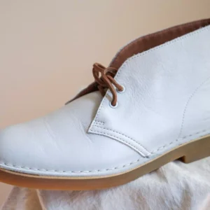 Clarks Desert Boot 2 White Leather