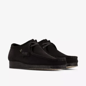Wallabee Black Suede