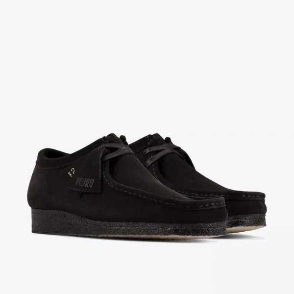 Wallabee Black Suede