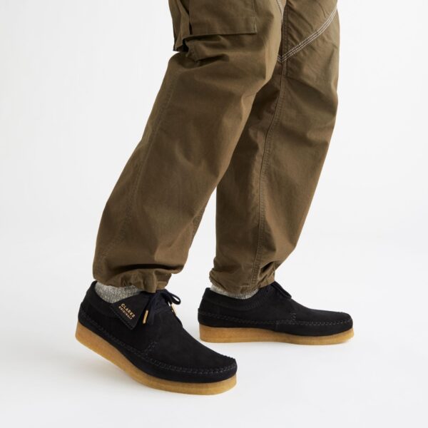 Clarks Weaver Black Suede - Image 9