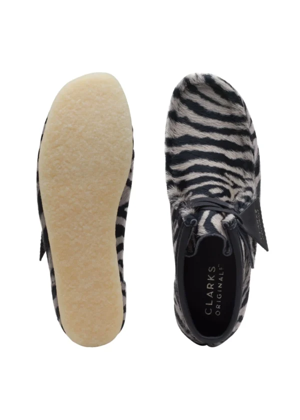 Clarks Women's Originals Icon Wallabee Boot Zebra Print - Image 8