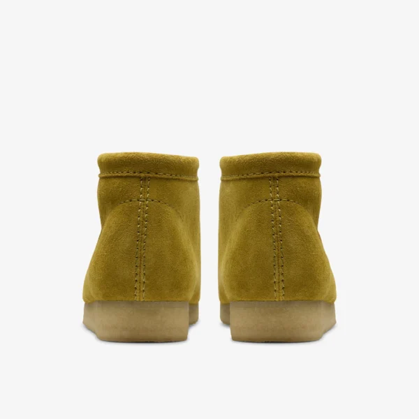 Clarks Men's Wallabee Boot Olive Suede - Image 4