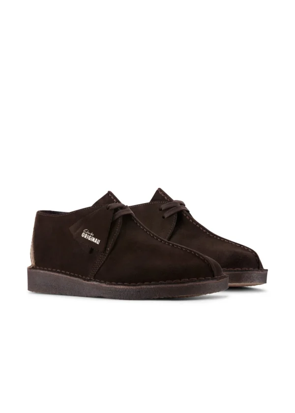 Clarks Men's Desert Trek Originals Dark Brown - Image 5