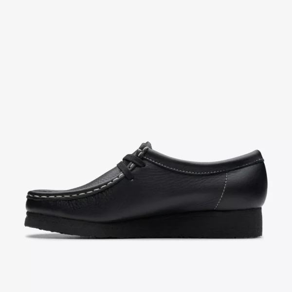 Clarks Black Tumbled Leather - Image 3
