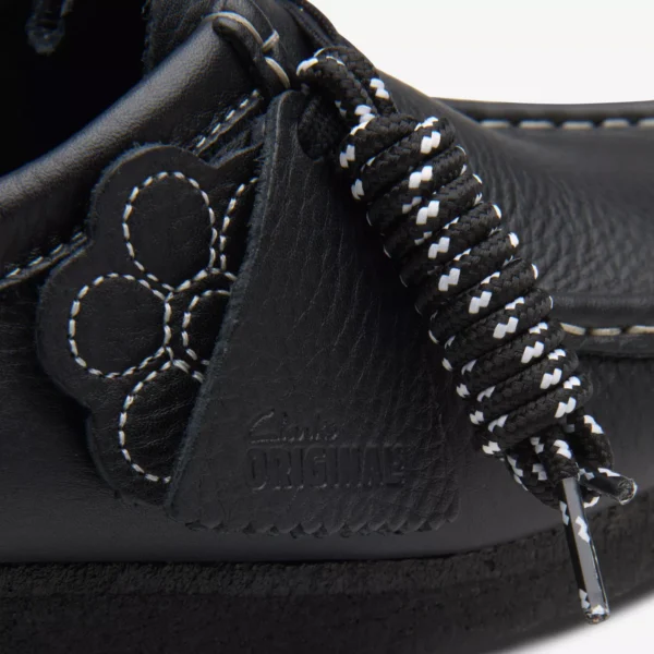 Clarks Black Tumbled Leather - Image 8