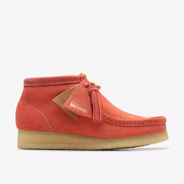 Wallabee Boot Coral Suede Women - Image 2