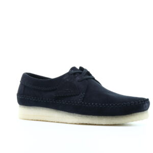 Clarks Weaver Black Suede