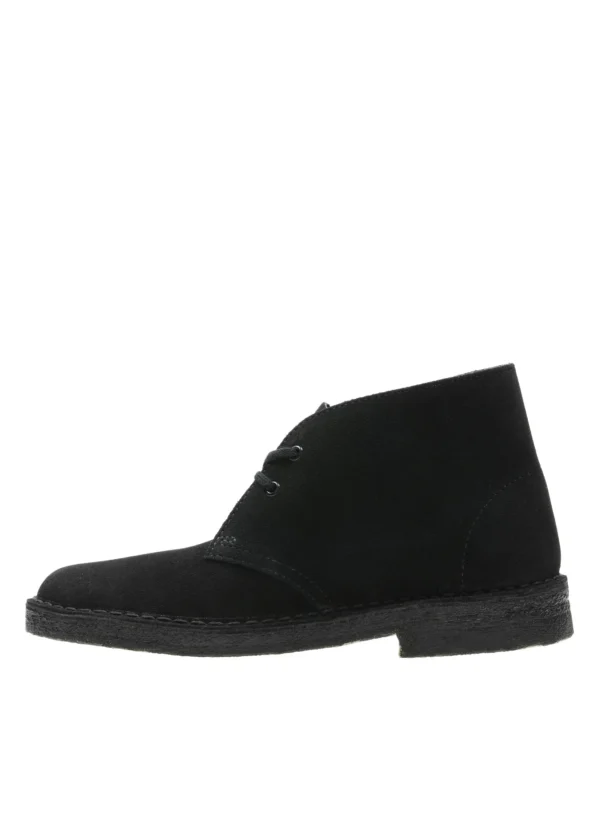 Clarks Women's Originals Desert Boot Black Suede - Image 2