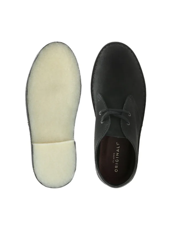 Clarks Women's Originals Desert Boot Black Suede - Image 4